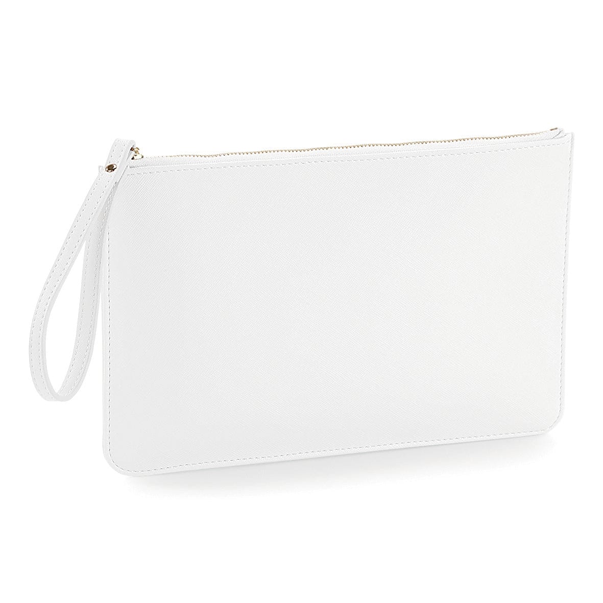 Pochette Ecopelle Zip Personalizzabili Bianco