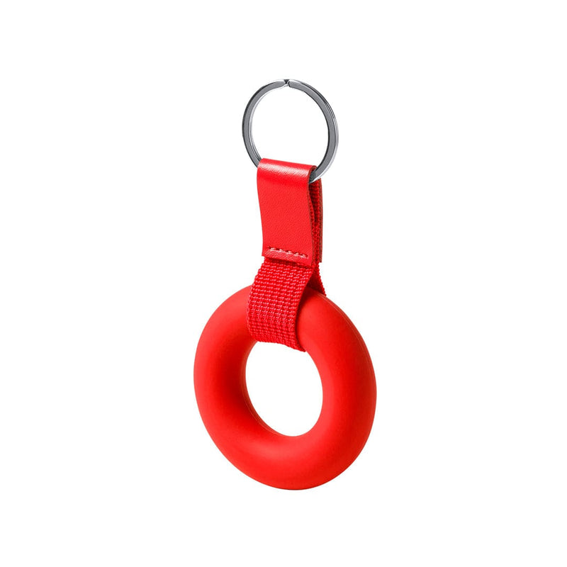Portachiavi Antistress Mandery rosso - personalizzabile con logo
