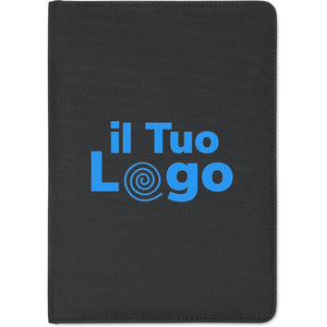 Portafoglio A5 300D RPET Nero - personalizzabile con logo