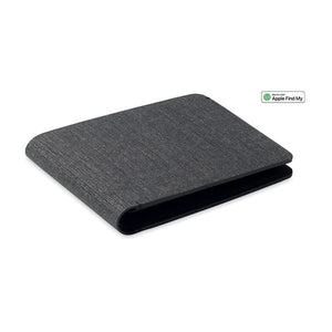 Portafoglio anti-smarrimento Nero - personalizzabile con logo