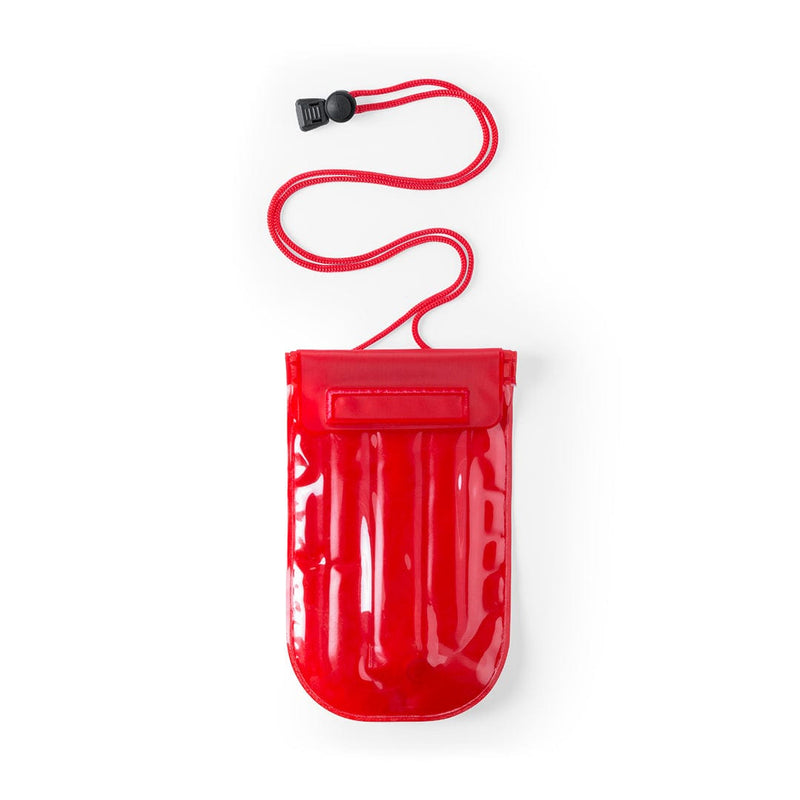 Portaoggetti galleggiante e impermeabile rosso - personalizzabile con logo