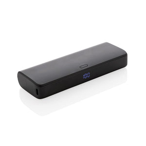 Powerbank 20.000 mAh FlashCharge in rPlastica nero - personalizzabile con logo