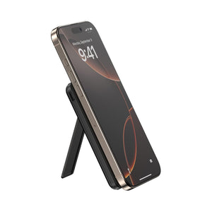 Powerbank magnetica 5in1 Urban Vitamin Redwood 5000mAh 20W nero - personalizzabile con logo