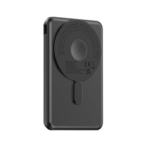 Powerbank magnetica 5in1 Urban Vitamin Redwood 5000mAh 20W nero - personalizzabile con logo