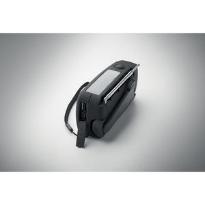 Radio portatile con torcia LED - personalizzabile con logo