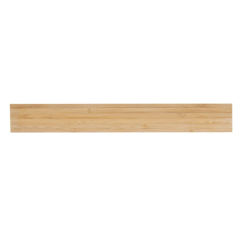 Righello in bambù bifacciale Timberson extra spesso da 30 cm marrone - personalizzabile con logo