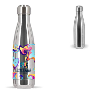 Sagaform Nils bottiglia in acciaio Cromo 500 ml Cromo - personalizzabile con logo