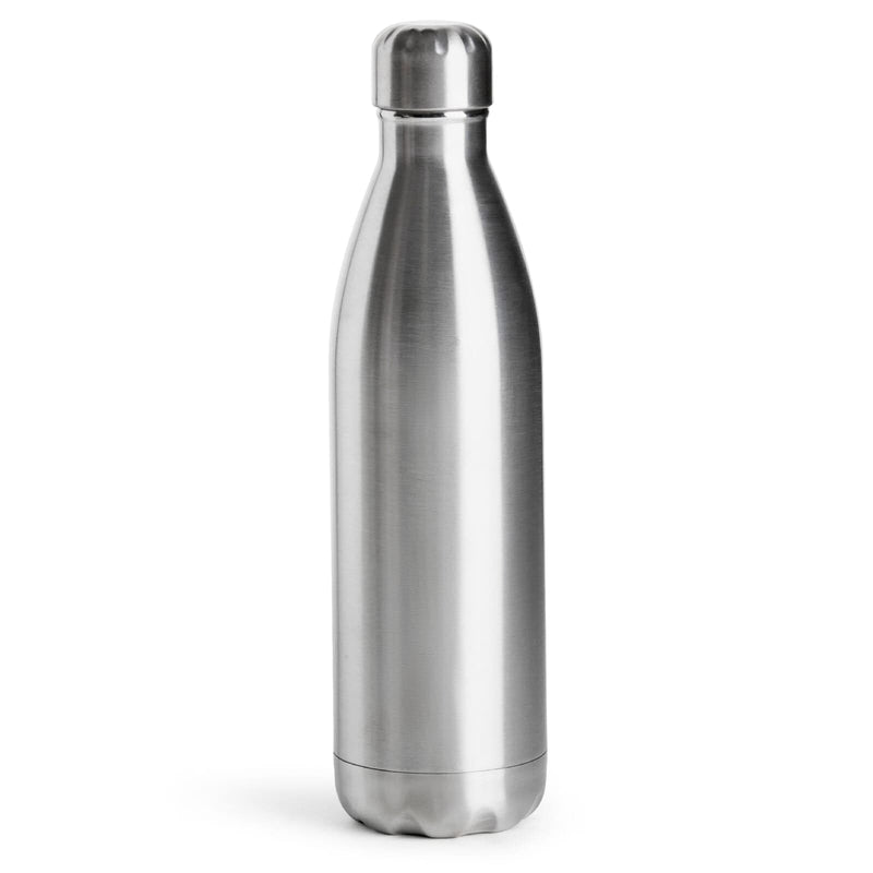 Sagaform Nils Bottiglia in acciaio grande 750ml color argento - personalizzabile con logo
