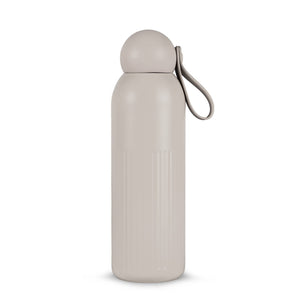 Sagaform Tekla bottiglia in acciaio (riciclato) 500 ml Beige - personalizzabile con logo