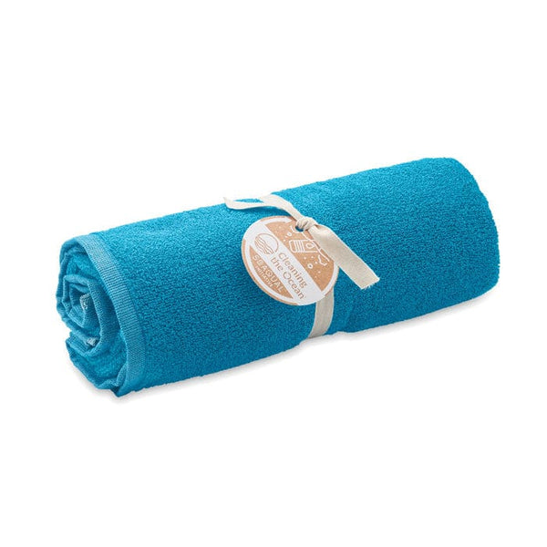 SEAQUAL® asciugamano 100x170cm Turchese - personalizzabile con logo