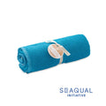 SEAQUAL® asciugamano 70x140cm Turchese - personalizzabile con logo