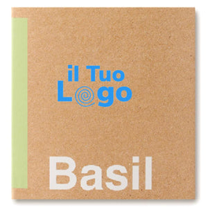 Semi di basilico beige - personalizzabile con logo