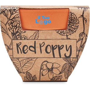 Semi di papavero beige - personalizzabile con logo
