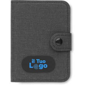 Set di connettori per cavi 4 in 1 Nero - personalizzabile con logo
