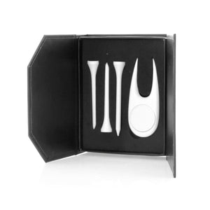 Set Golf Grent bianco - personalizzabile con logo