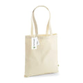 Shopper Deluxe in Cotone Organico consistente beige / UNICA - personalizzabile con logo