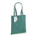 Shopper Deluxe in Cotone Organico consistente verde calce / UNICA - personalizzabile con logo