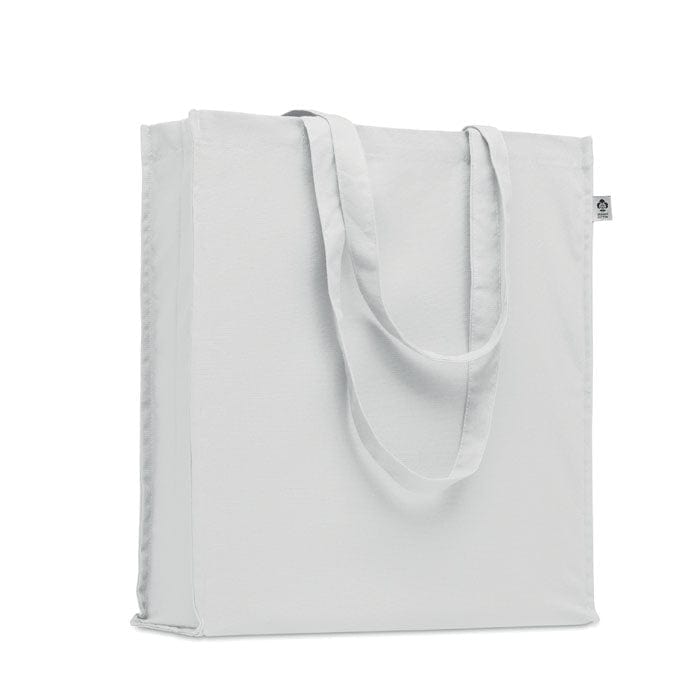 Shopper in cotone biologico Bianco - personalizzabile con logo