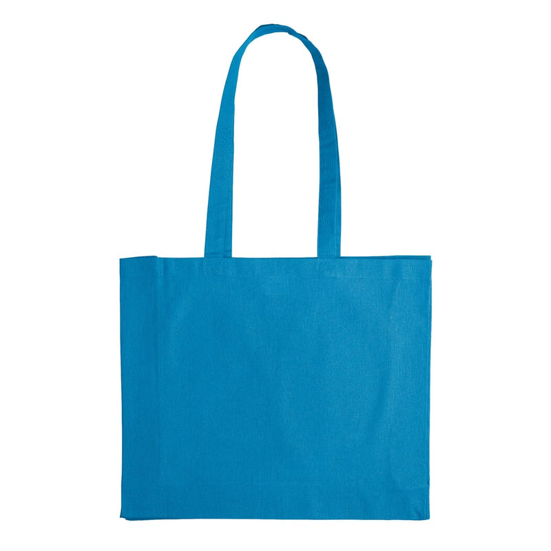 Shopper in cotone OEKO-TEX® 140g/m² 40x35 cm colorata - personalizzabile con logo