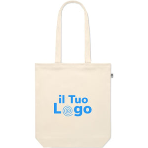 Shopper in tela 280 gr/m² beige - personalizzabile con logo