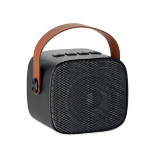 Speaker wireless da 5 W Nero - personalizzabile con logo