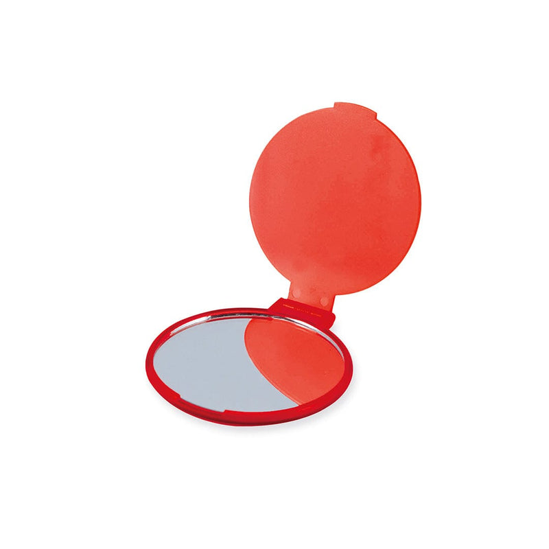 Specchio Thiny rosso - personalizzabile con logo