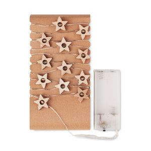Stringa LED Natalizia beige - personalizzabile con logo