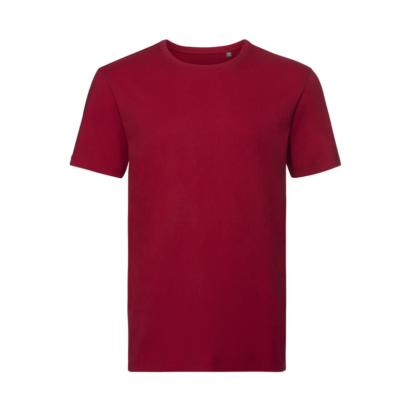 T-shirt Organic Russel rosso / XS - personalizzabile con logo