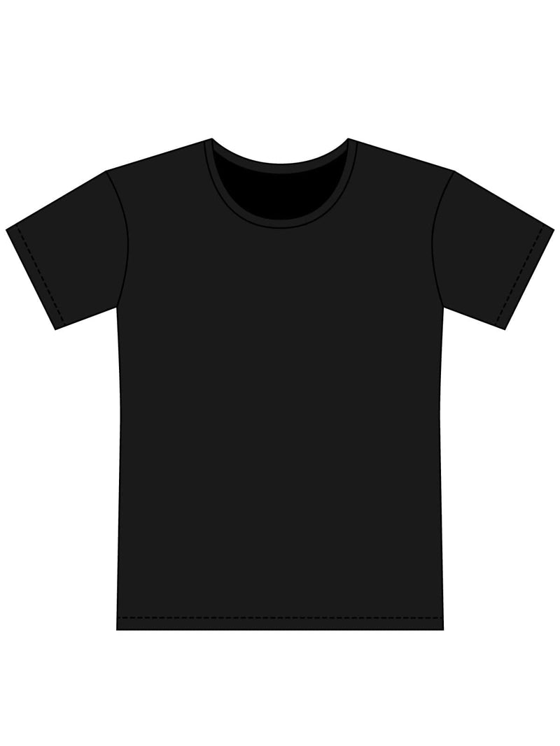 T-shirt Oversize in cotone riciclato nero / XS - personalizzabile con logo