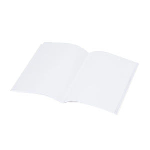 Taccuino con Semi Derna bianco - personalizzabile con logo