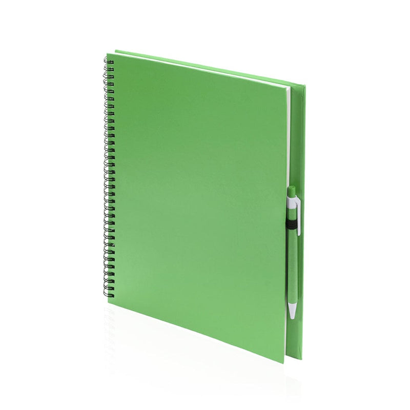 Taccuino Tecnar verde - personalizzabile con logo