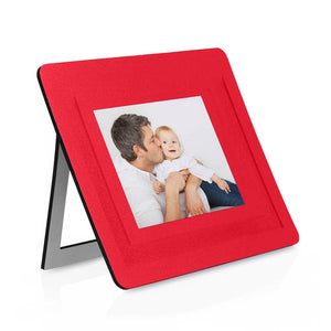 Tappetino Mouse Portafoto Pictium rosso - personalizzabile con logo