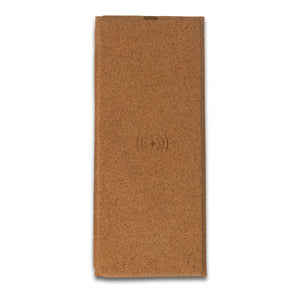 Tappetino per mouse con caricabatterie wireless 5W alluminio - personalizzabile con logo