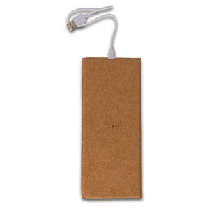 Tappetino per mouse con caricabatterie wireless 5W alluminio - personalizzabile con logo