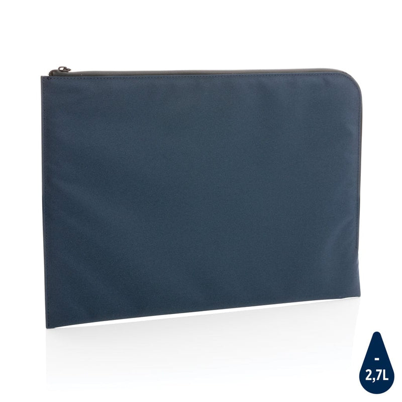 Tasca porta PC 15,6" minimalista Impact Aware™ blu navy - personalizzabile con logo