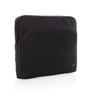 Tasca porta PC Essential Swiss Peak da 15,6" in rPET Aware™ nero - personalizzabile con logo