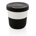 Tazza coffee to go 280ml in PLA nero - personalizzabile con logo