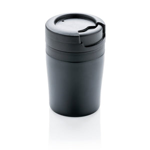 Tazza Coffee to go nero - personalizzabile con logo