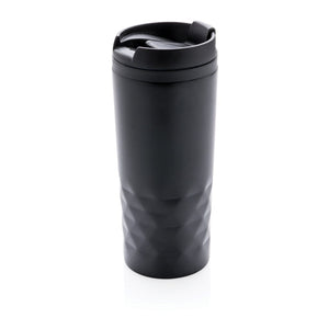 Tazza Geometric 300ml nero - personalizzabile con logo