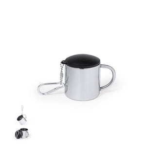 Tazza Melbour color argento - personalizzabile con logo