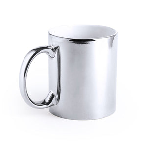 Tazza Renkur color argento - personalizzabile con logo
