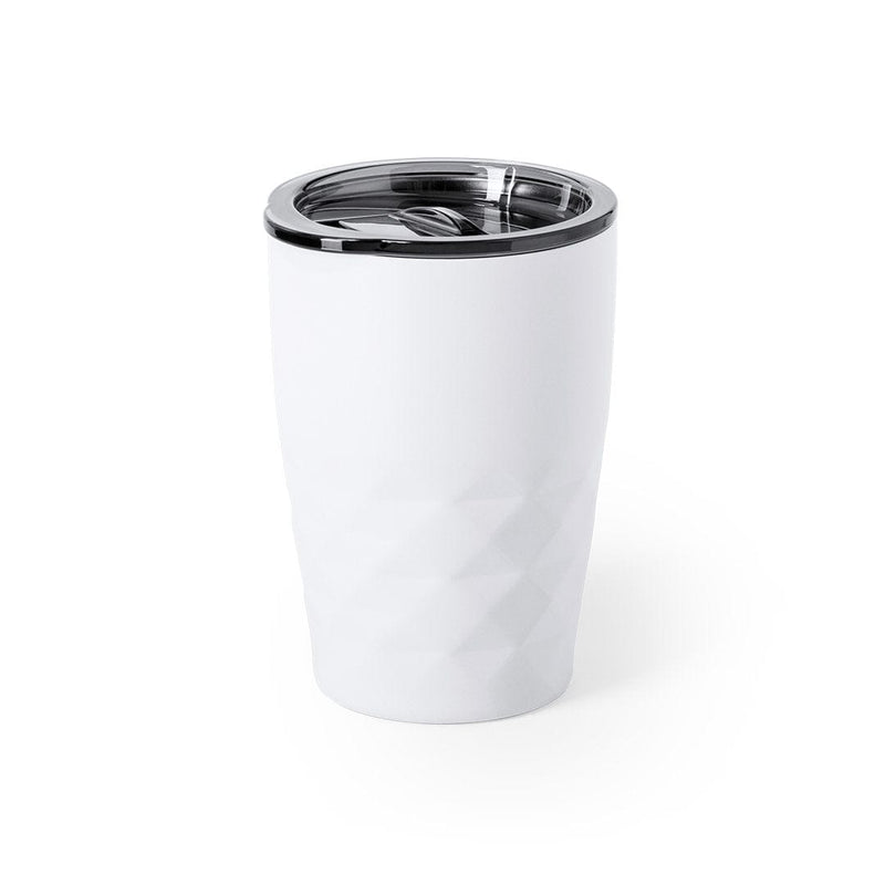 Tazza Termica Blur bianco - personalizzabile con logo