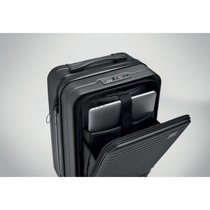 Trolley rigido in ABS da 2" Nero - personalizzabile con logo