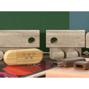 USB in legno - personalizzabile con logo
