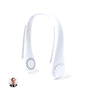 Ventilatore Sherman bianco - personalizzabile con logo