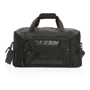 Weekend bag RPET Swiss peak AWARE™ Voyager nero - personalizzabile con logo