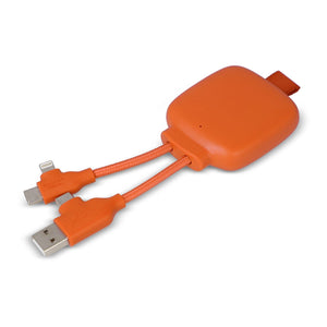 Xoopar Gamma 3 Powerbank 3000mAh rABS Arancione - personalizzabile con logo