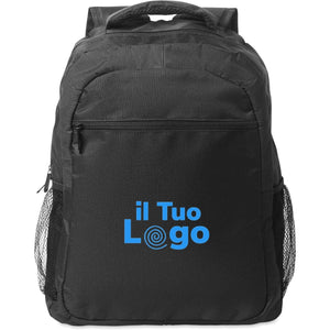 Zaino porta laptop da 15 Nero - personalizzabile con logo