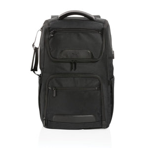 Zaino porta PC RPET 15.6" Swiss Peak AWARE™ Voyager nero - personalizzabile con logo