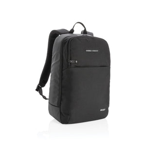 Zaino porta PC Swiss Peak con tasca sterilizzatore UV nero - personalizzabile con logo